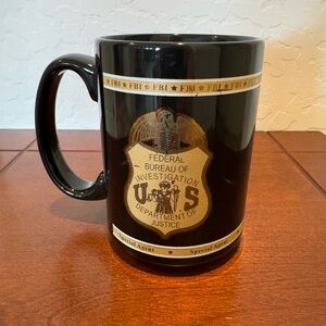 Ware Coffee Cup FBI DOJ Special Agent Coffee Tea Mug